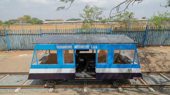 S.Africa teens build solar train as power cuts haunt commuters