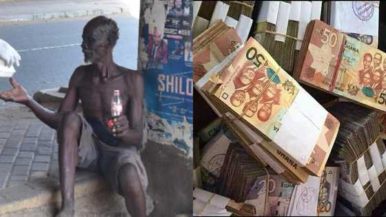 Homeless man returns lost wallet owner; gets GHC290k as reward for his kindness
