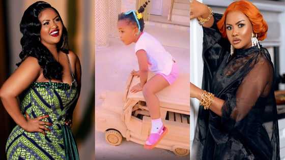 Ah, I will fall down oo - Baby Maxin replies McBrown as she asks her to push car in latest video