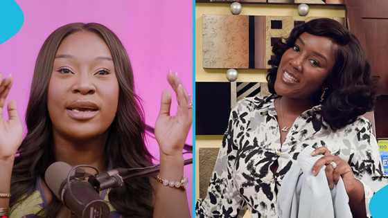 Efia Odo drags Stonebwoy’s wife, says she’s not a real celebrity, video causes stir
