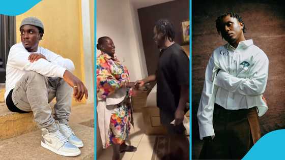 Kweku Smoke reconnects with Berekum rice seller whose food saved him