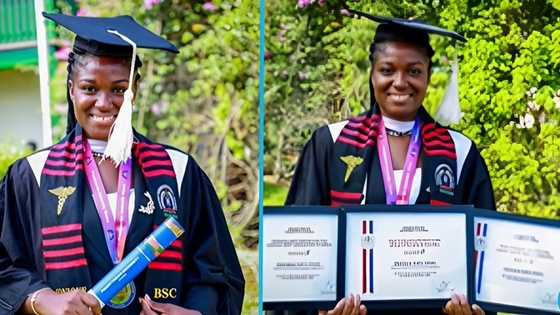 Monique Kafui Attah: Brilliant Ghanaian lady named valedictorian at Presbyterian University, Ghana