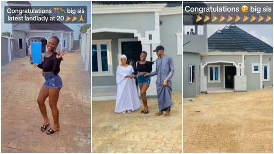 20-year-old becomes latest landlady, builds house with swimming pool, paints it and tiles floor