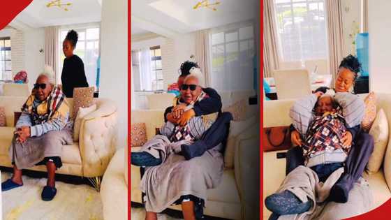 Lady showers her grandma with kisses, adorable video melts many hearts on TikTok