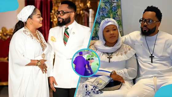 “Fountain of Love”: Agradaa and husband Angel Asiamah spark reactions with romantic video