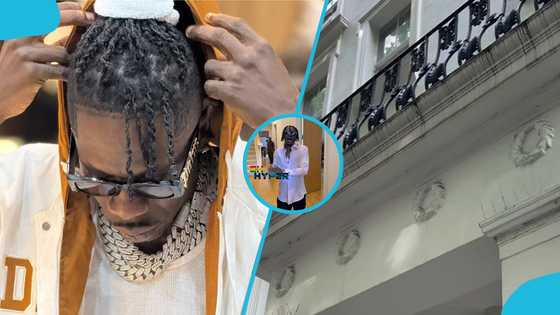 Shatta Wale shows off massive London mansion for the first time, fans awed, video