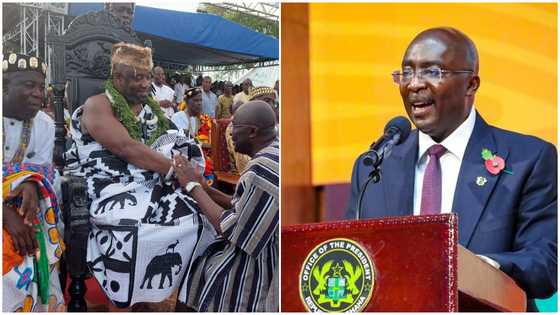 Hogbetsotso: Bawumia booed by Anlo people, videos show people shouting and clapping hands and moving past security
