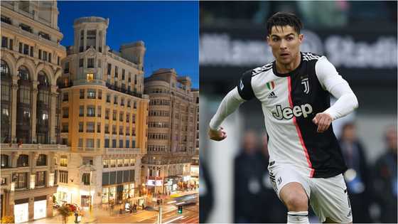Cristiano Ronaldo shows off muscular physique, flaunts new hotel in Madrid (photos)