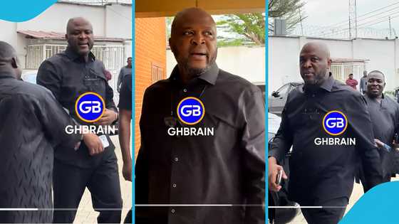 Ibrahim Mahama scolds mourner at his sister's mother-in-law's funeral service, video stirs reactions