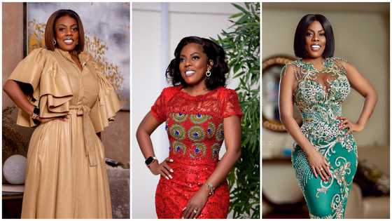 Stylish Nana Aba Anamoah takes fashion to another level with scintillating photos