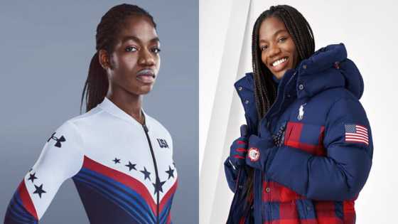 Ghana's Maame Afua Biney is the first Black woman to be on the US Olympic speedskating team