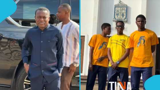 Special Prosecutor Kissi Agyebeng gifts Accra Academy’s NSMQ stars with massive cash prize after historic run