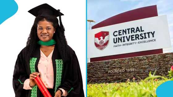 Xorlali Opel: Ghanaian lady emerges valedictorian at Central University graduation ceremony
