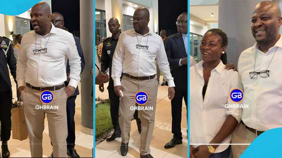 Ibrahim Mahama questions young lady over photo request, video stirs reactions