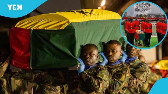 Obuasi Helicopter Crash: Military Rehearse With Caskets Ahead of State Funeral, Video Evokes Sadness