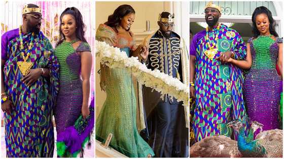 God please let my Kojo Jones locate me: Ghanaian ladies pray as Kojo Jones and his wife step out for the 1st time after their plush wedding