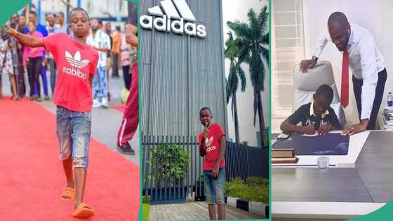 "When grace speaks": Boy who walked fashion runway with dirty clothes becomes Adidas ambassador