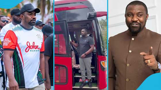 John Dumelo to ferry Legon students home via buses for free after election victory: "MP for the people"