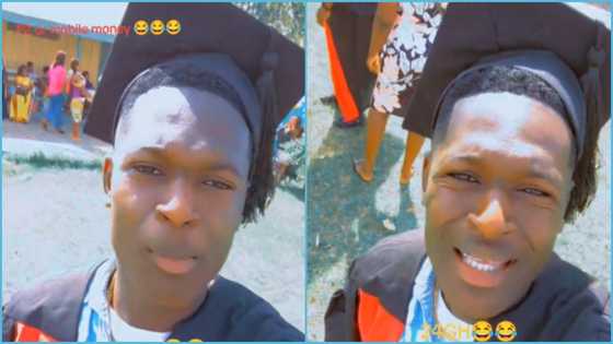 24GH: Content creator graduates from university, prays he does not end up as mobile money vendor