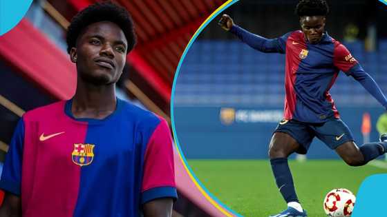 Barcelona honours Ghanaian defender on his 19th birthday with a Catalan greeting