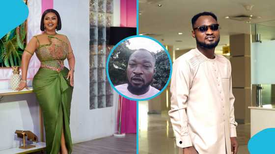 Funny Face meets Nana Ama McBrown after disrespecting her, gets emotional as they hug