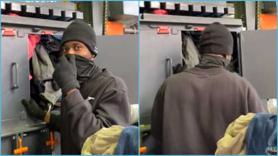 Ghanaian man teases friend who relocated to UK to work for a thrift clothes company: "He has a degree"