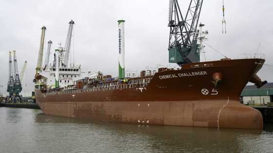 Wind-powered Dutch ship sets sail for greener future