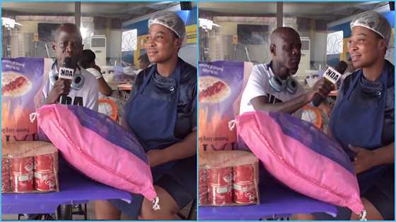 Cook-a-thon: Chef Kwartemaa takes break to grant an interview, appeals for food items