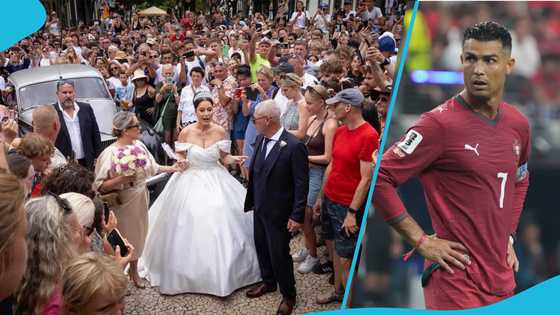Cristiano Ronaldo responds after thousands swarm bride at wedding in Madeira