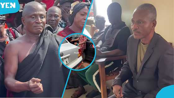 "He now has a car?": Videos of Daddy Lumba's abusuapanin wearing coat & driving to court spark reactions