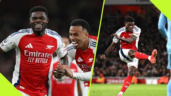 Fans salute Thomas Partey after wonder goal for Arsenal in the Premier League