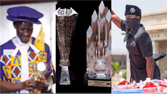 Ghanaian ‘billionaire’ Nana Cheddar Bediako receives two top awards (photos)
