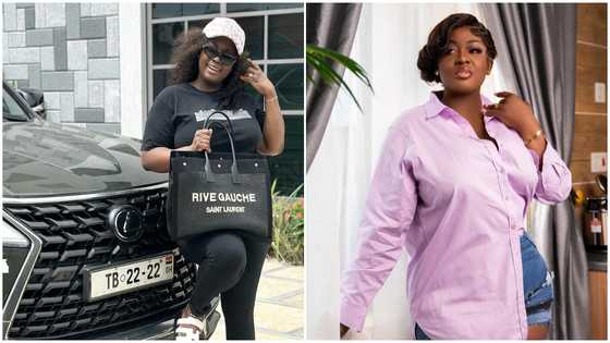 Tracey Boakye shows off GH¢12.5k Saint Laurent tote bag and Lexus LX in new photos