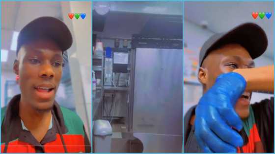 Ghanaian man relocates to Canada, laments over difficult nature of his work as a cleaner, peeps react