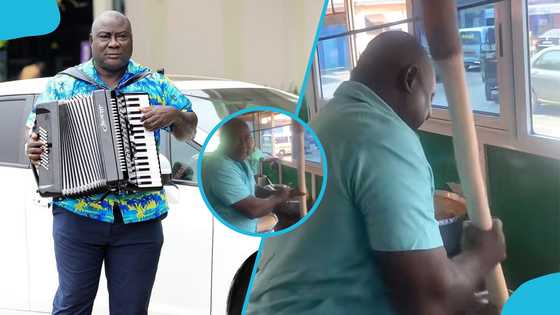 Edward Akwasi Boateng explains why he pounds fufu at a 'chop bar' in viral video