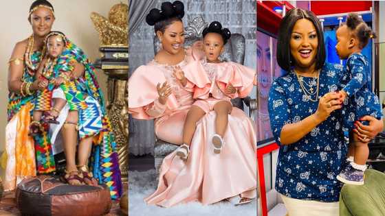 7 times Nana Ama Mcbrown and baby Maxin matched outfits