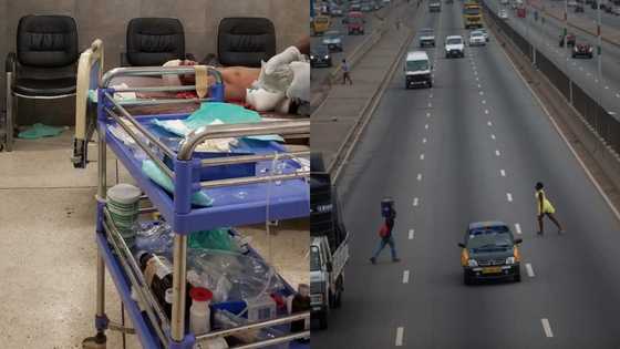 Man rescued by kind Ghanaian after 4x4 driver hit him on highway & ran away