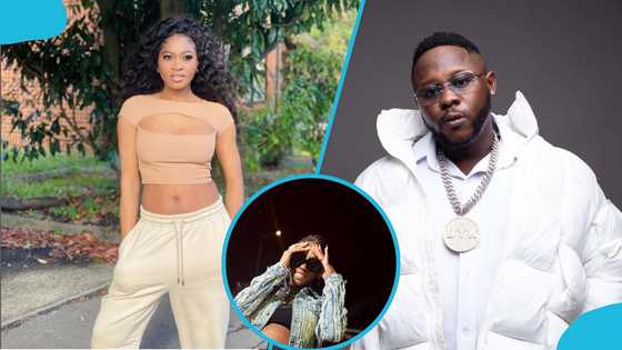 Singer Eazzy announces her pregnancy with a cute photo showing her growing baby bump: "Is Medikal the father?"