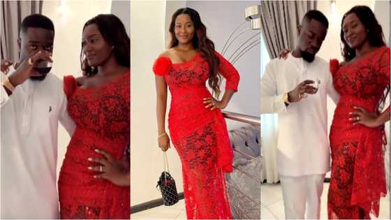 She's in love all over again - Fans say as Sarkodie and wife Tracy delight them with romantic video