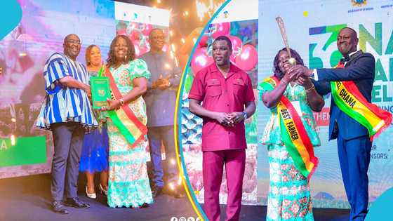 Bawumia praises farmers and congratulates 57-year-old woman who emerged a 2023 National Best Farmer
