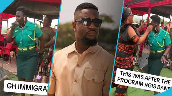 Sarkodie: Female immigration officer stuns many with her performance of Ghanaian rapper's songs