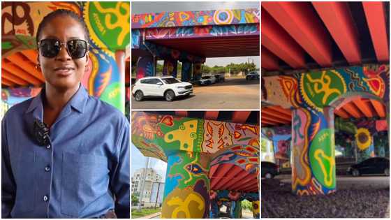 'Art for All': Creative Arts Agency unveils phase 3 at Burma Camp-Giffard overhead in Accra; folks react to video