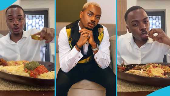 Enioluwa: Nigerian influencer tries Attiéké' for the 1st time, excites fans with his review