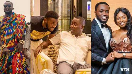 Osei Kwame Despite's 1st son shows class; gives fashion goals in 7 sweet photos