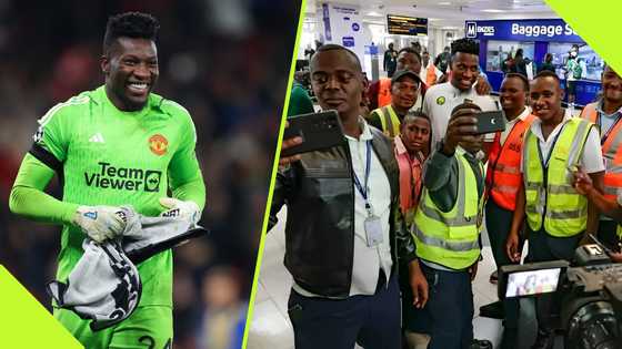 In Photos: Andre Onana gets heroic welcome as Cameroon arrive for Kenya rematch