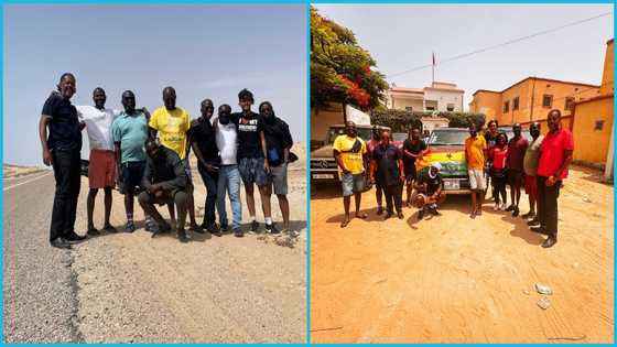 Accra to London by road: Richard says idea came while they were drinking whisky: "It inspired the trip"