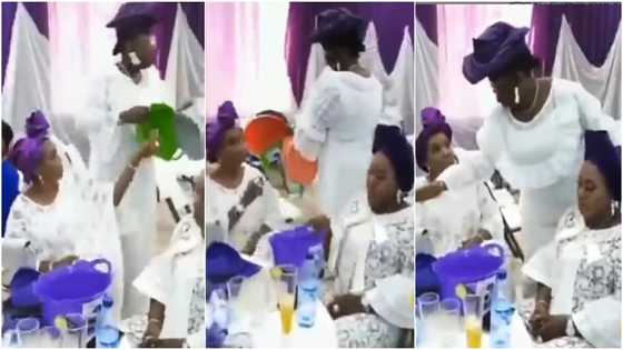 You must bless me - Lady snatches item from woman who ignored her whilst sharing at party