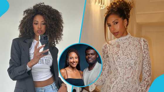 Thomas Partey’s wife faces backlash as she models in a simple black dress at the 2025 Ghana Football Awards