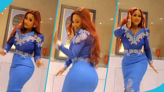 Nana Ama McBrown does the Coup du marteau dance, video excites her fans over Côte d'Ivoire's 2023 AFCON win