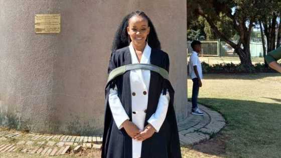 Hard working young lady celebrated for graduating, inspires people with her incredible story